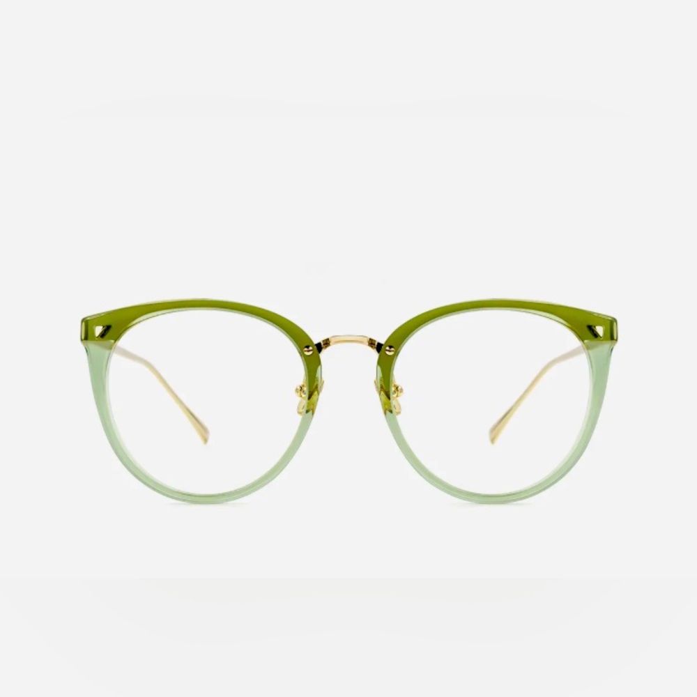 Tijn Maaike Palace Green clear glasses